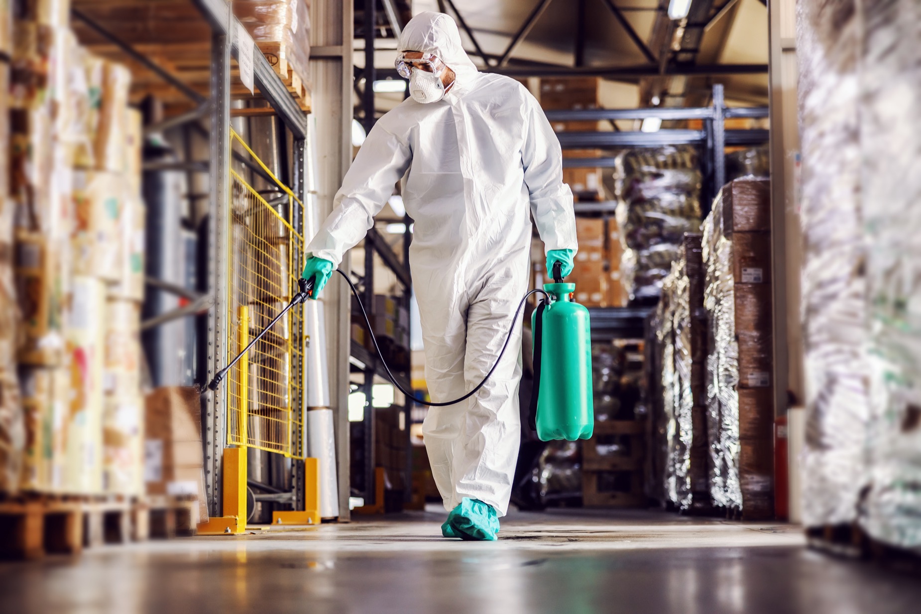 Warehouse Germ Cleaning
